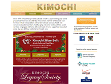 Tablet Screenshot of kimochi-inc.org